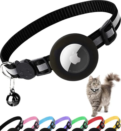 AirTag-compatible Cat Collar (Adjustable with Breakaway feature)