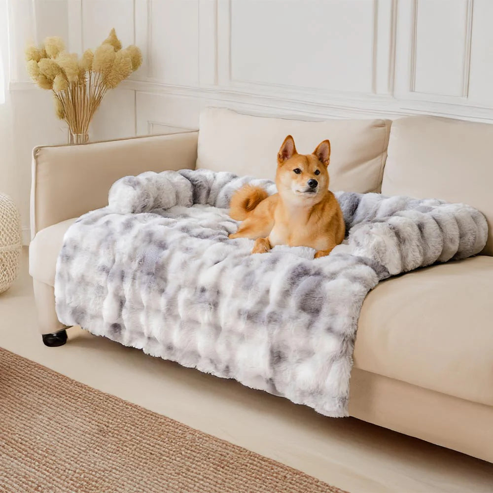 Fluffy Calming Dog Bed/Sofa Protector