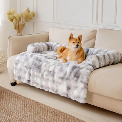 Fluffy Calming Dog Bed/Sofa Protector