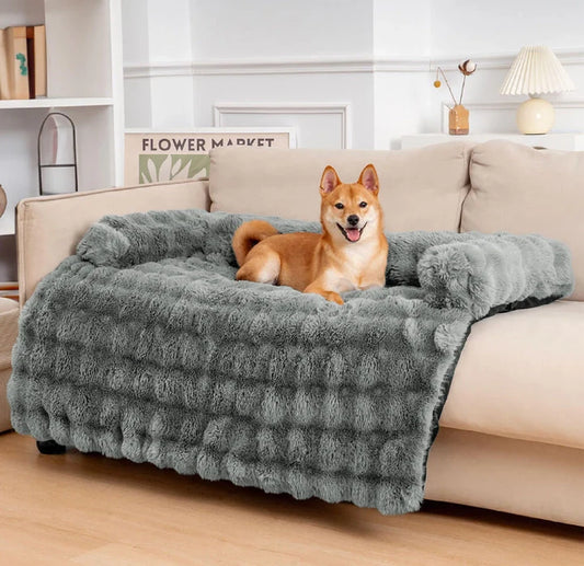 Fluffy Calming Dog Bed/Sofa Protector