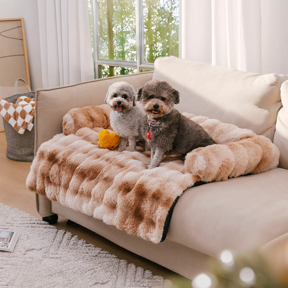 Fluffy Calming Dog Bed/Sofa Protector