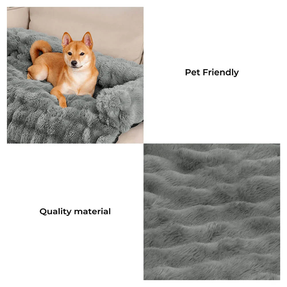 Fluffy Calming Dog Bed/Sofa Protector