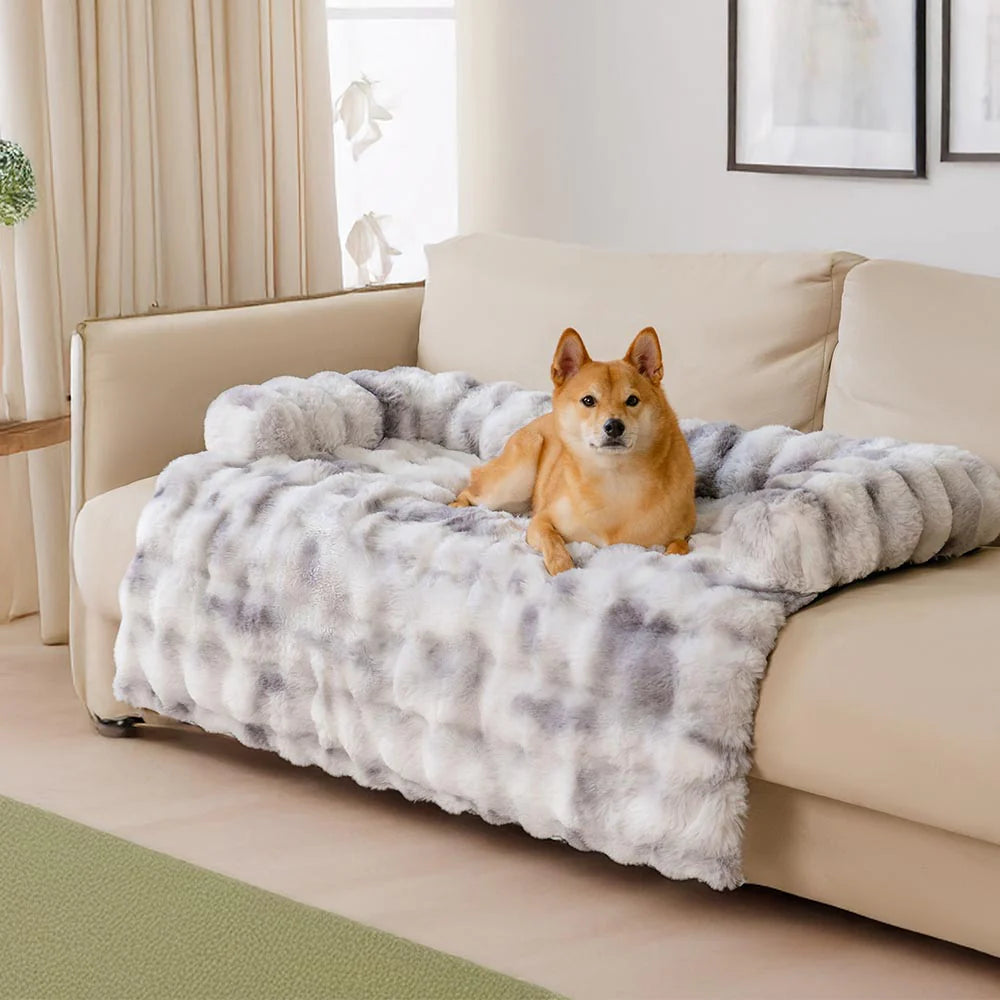 Fluffy Calming Dog Bed/Sofa Protector