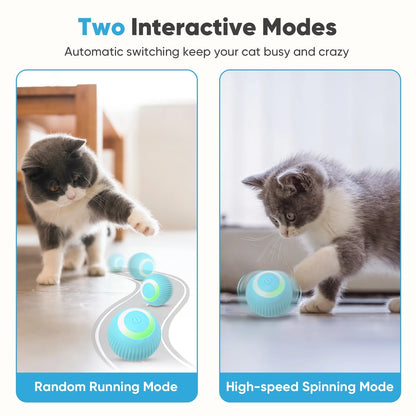 Interactive Rolling Ball, Rechargeable with LED Light