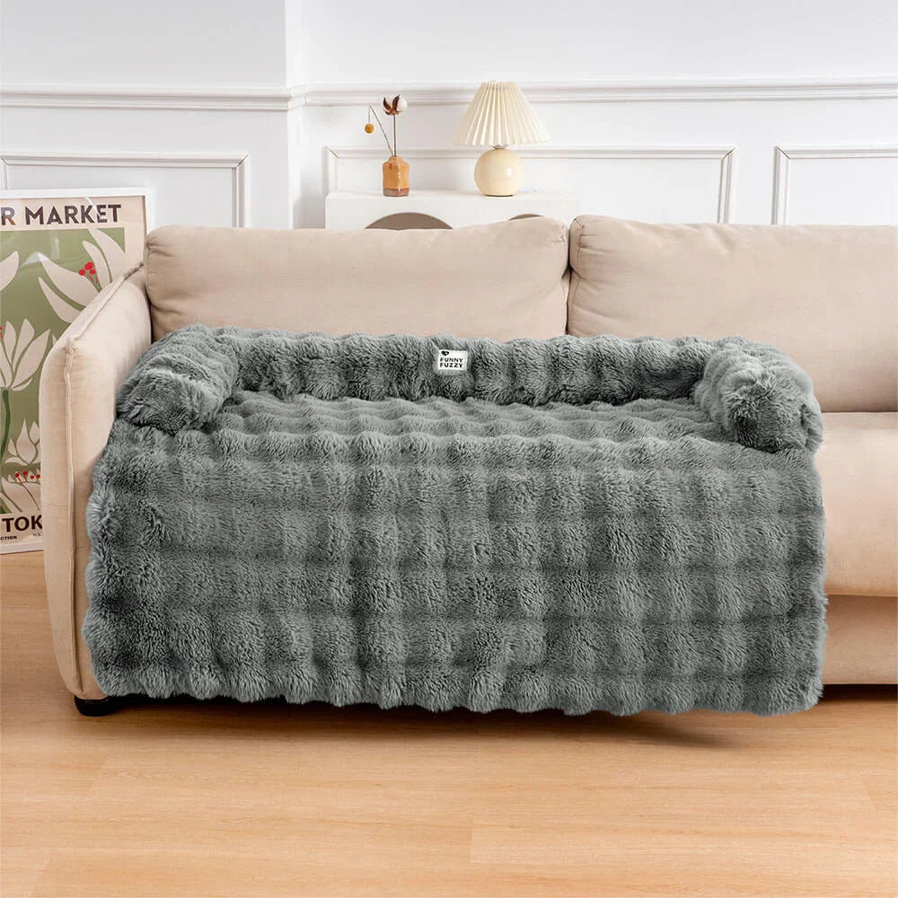 Fluffy Calming Dog Bed/Sofa Protector