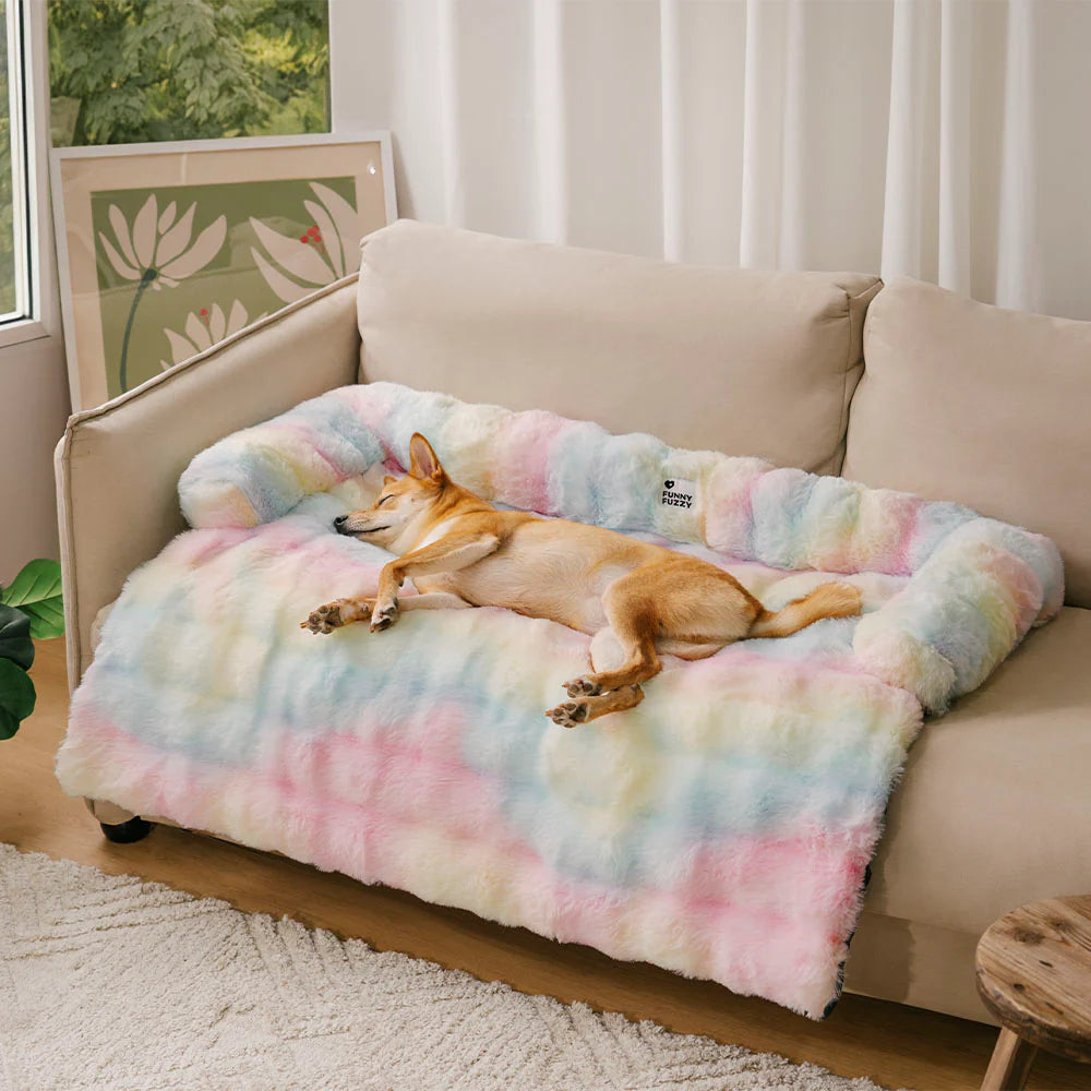 Fluffy Calming Dog Bed/Sofa Protector