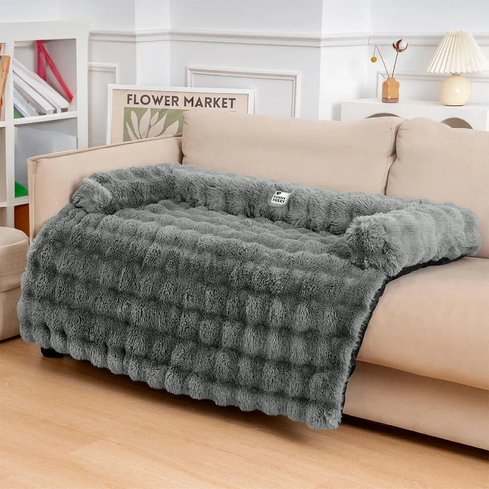 Fluffy Calming Dog Bed/Sofa Protector