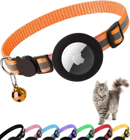 AirTag-compatible Cat Collar (Adjustable with Breakaway feature)