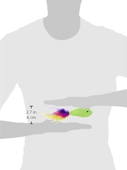 Fish Flop Crinkle Catnip Toys - Multi Color, 3 Count