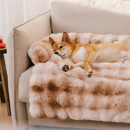 Fluffy Calming Dog Bed/Sofa Protector