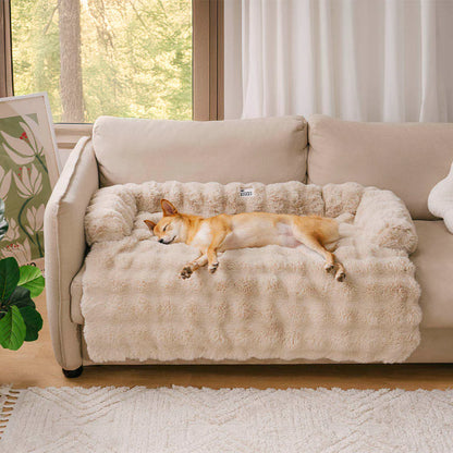 Fluffy Calming Dog Bed/Sofa Protector
