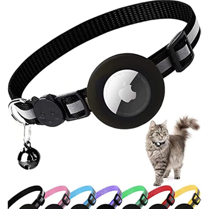 AirTag-compatible Cat Collar (Adjustable with Breakaway feature)